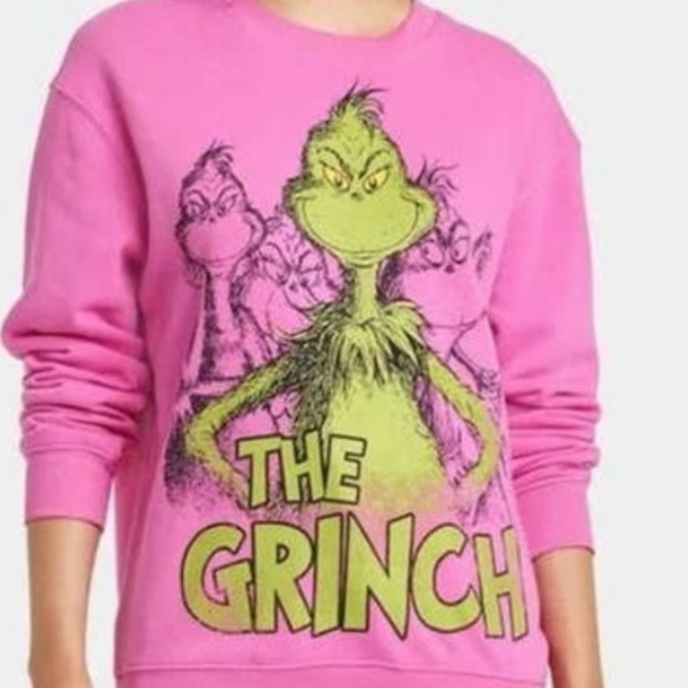 TikTok Viral Grinch Your A Mean ONE Sweatshirt sizes available in L XL NWT